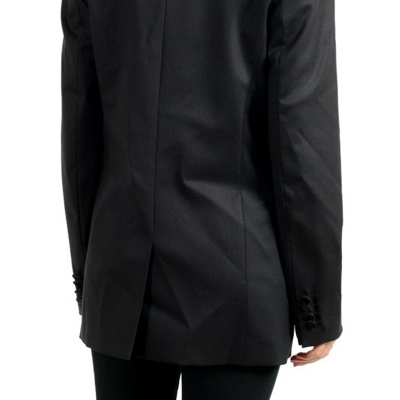Hugo Boss Women's "Jerimana1" Wool Black Double Breasted Blazer US 2 IT 38 - Picture 4 of 7